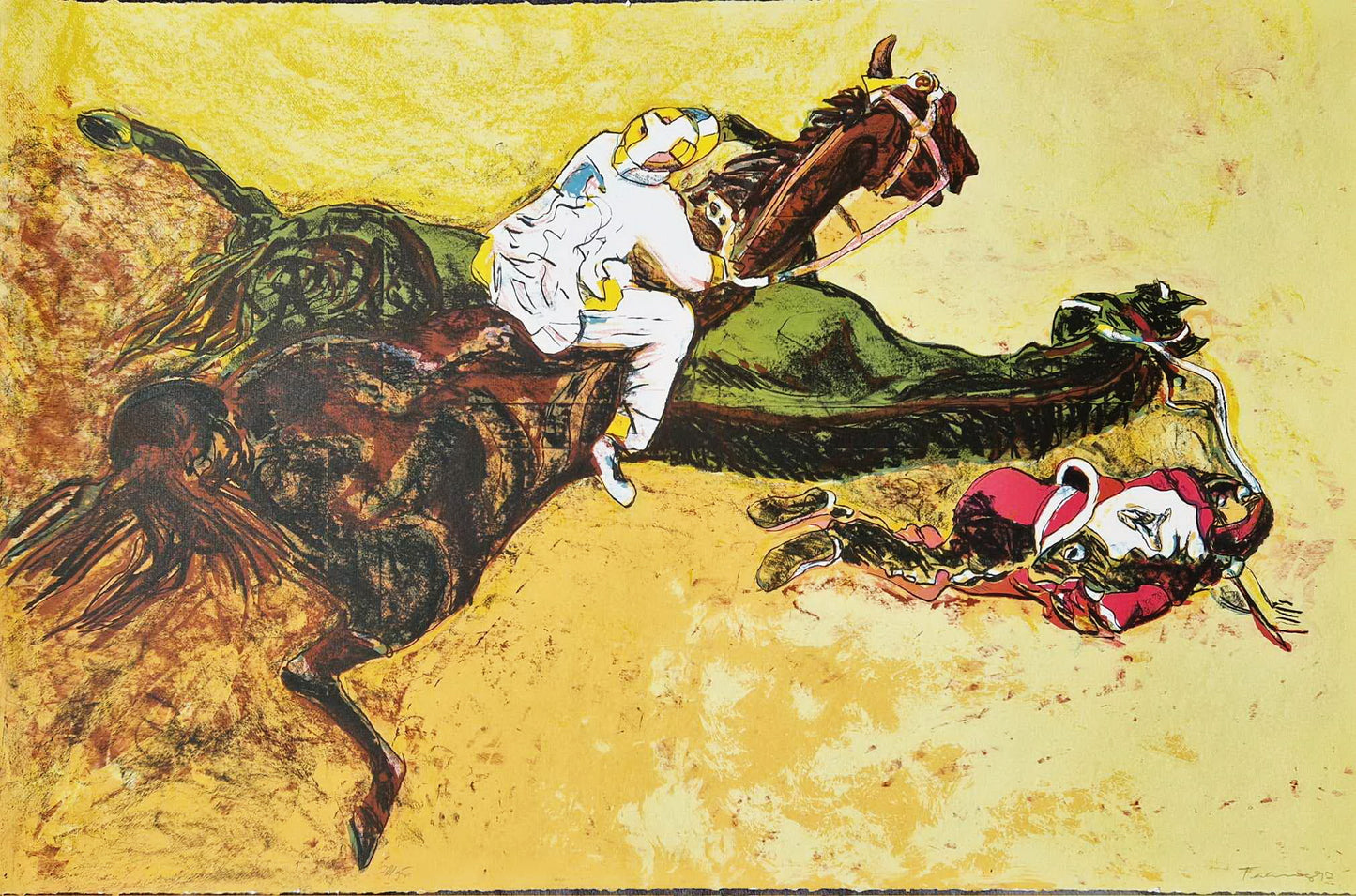 NORBERT TADEUSZ – Curva St. Marino (certifikát) (nerámované), litografia