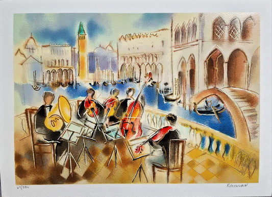 MICHAEL ROZENVAIN - Summer Sonata (Unframed) Serigraph