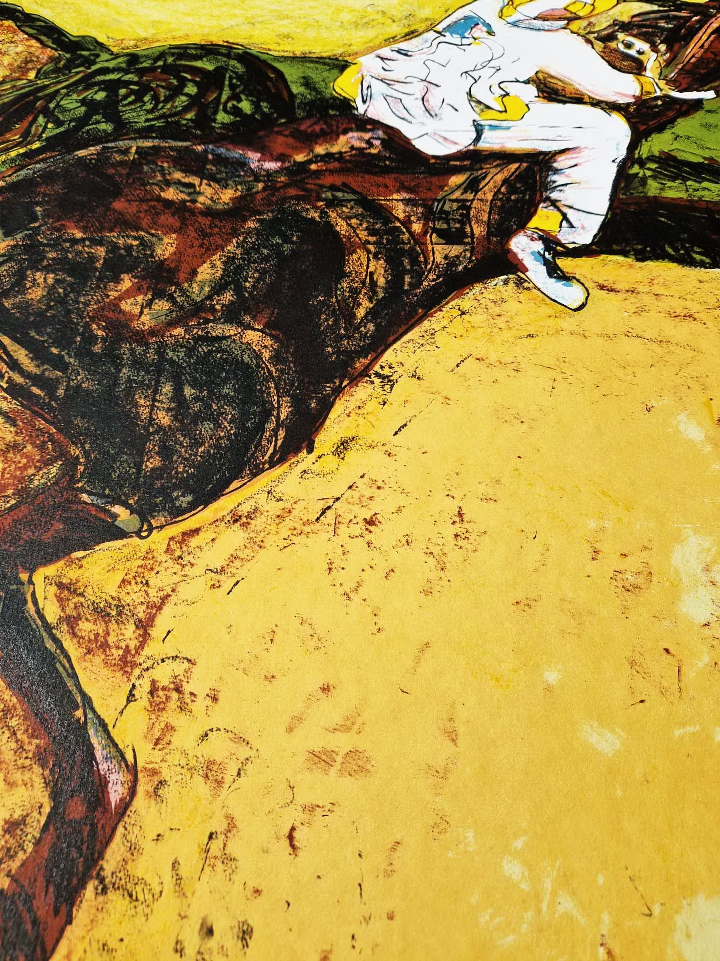 NORBERT TADEUSZ – Curva St. Marino (certifikát) (nerámované), litografia