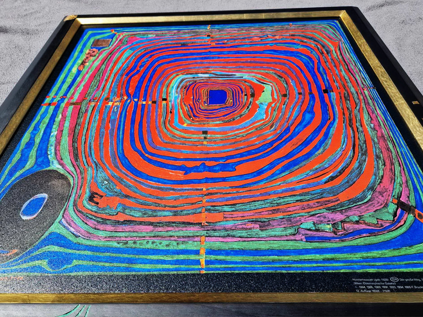 FRIEDENSREICH HUNDERTWASSER - The big way (Framed)