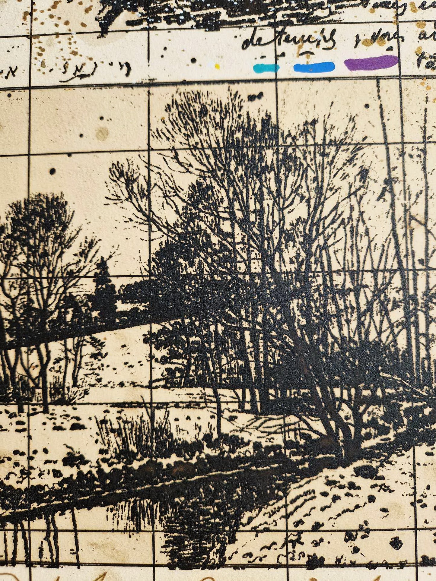 MICHAEL EISEMANN – Zimné ľalie v okne (bez rámu) Litografia