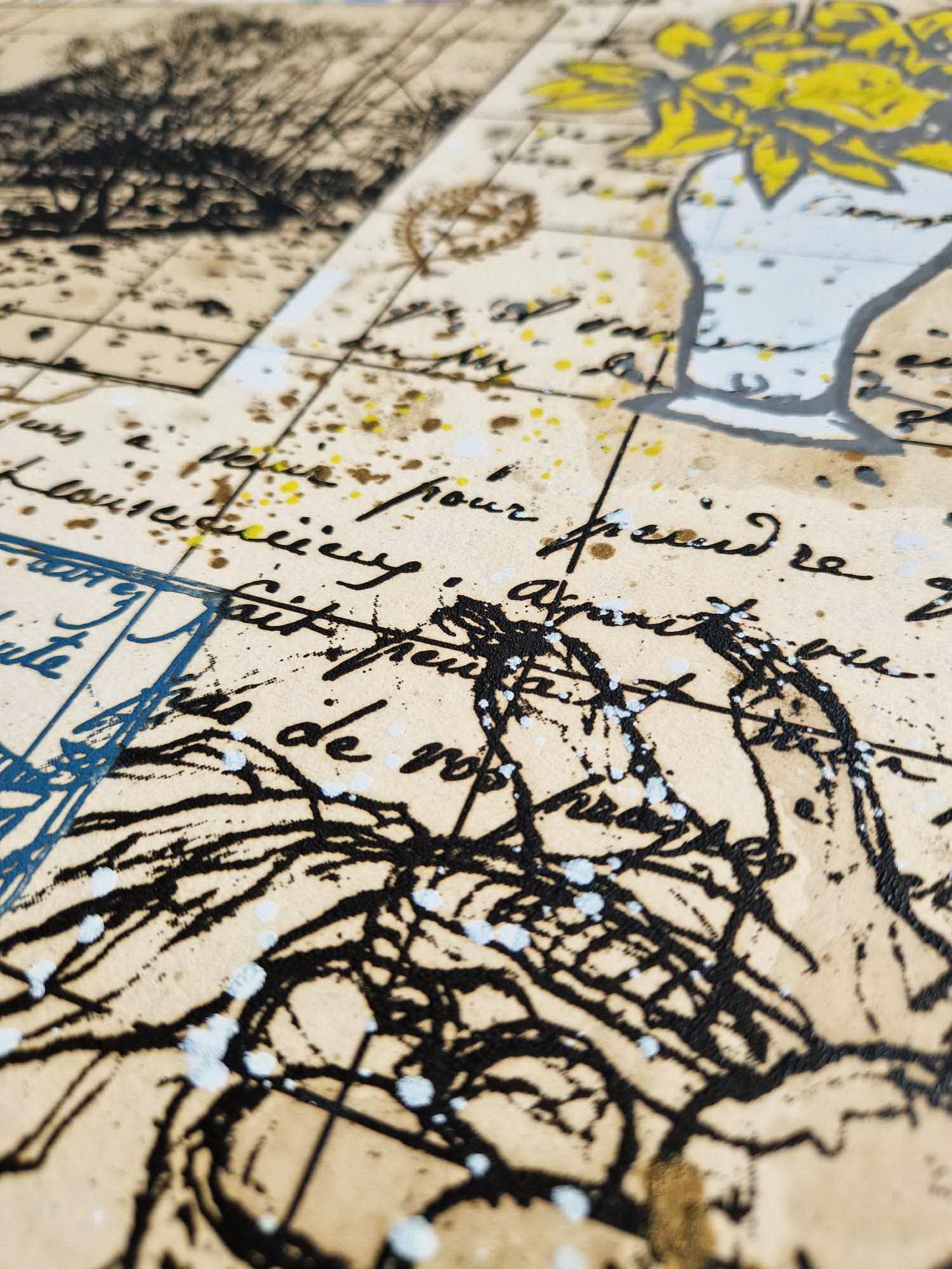 MICHAEL EISEMANN – Zimné ľalie v okne (bez rámu) Litografia