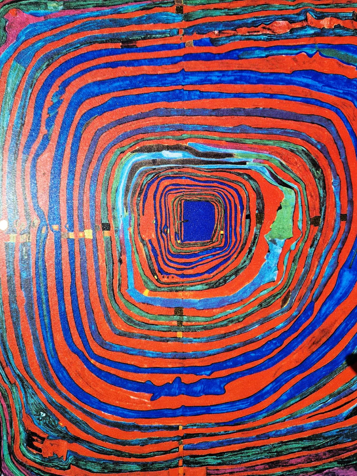 FRIEDENSREICH HUNDERTWASSER - The big way (Framed)