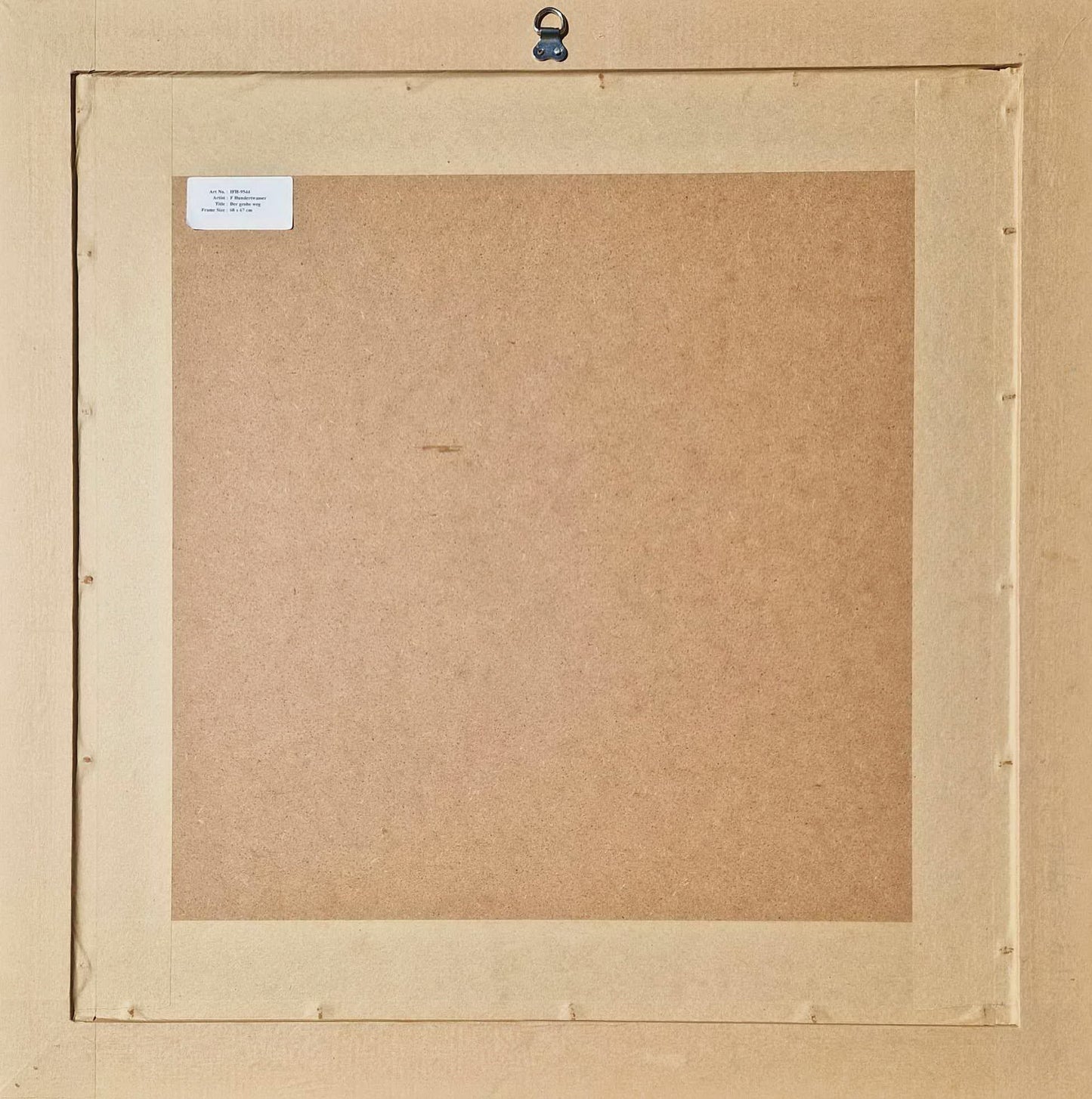 FRIEDENSREICH HUNDERTWASSER - The big way (Framed)