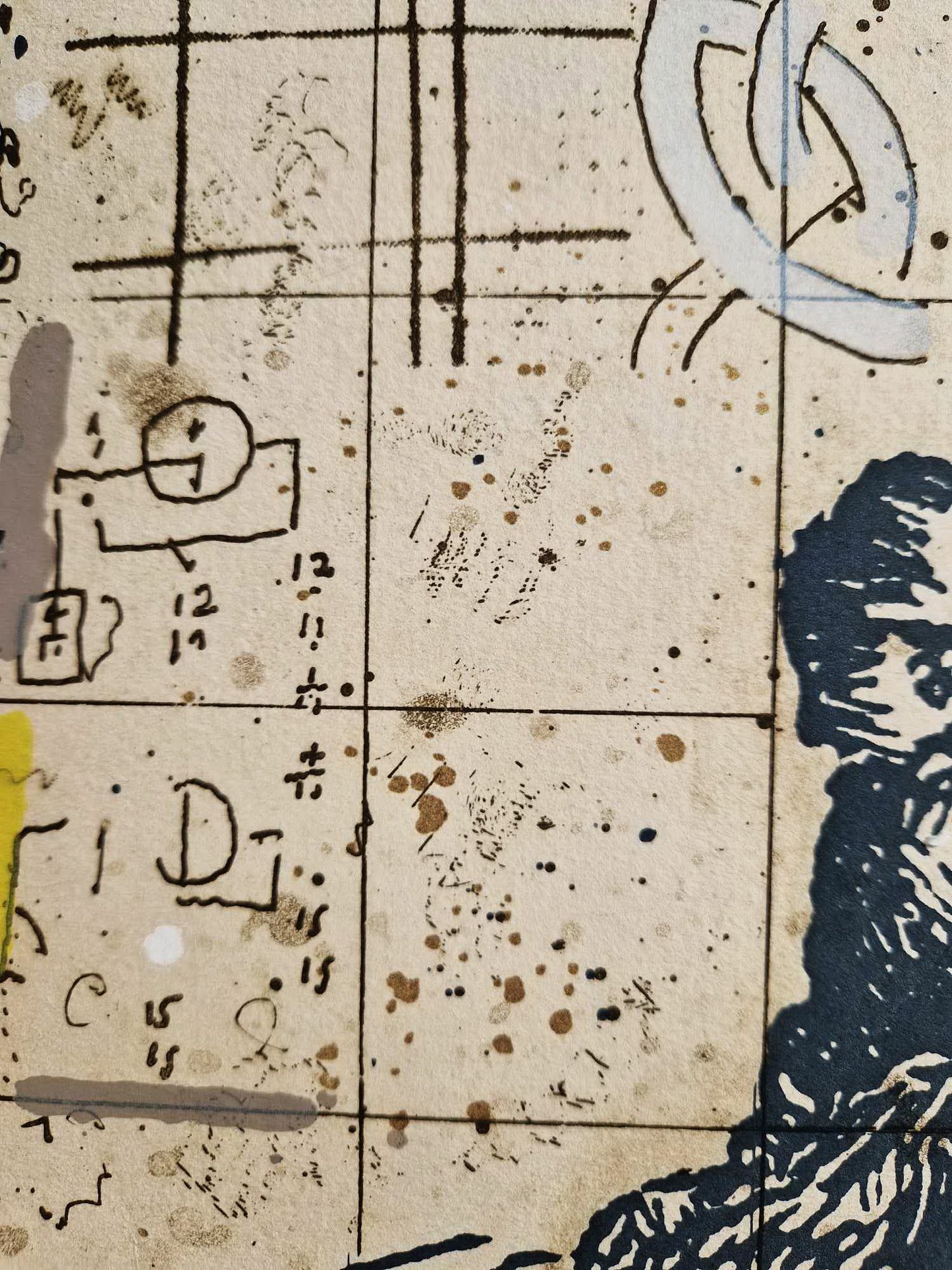 MICHAEL EISEMANN – Písma krajiny (Nerámované) Litografia