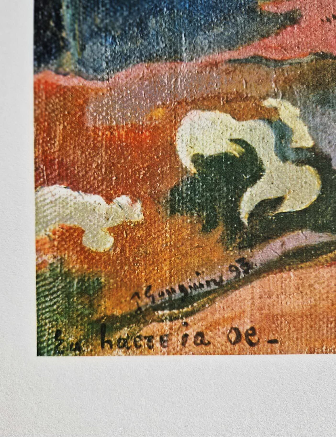 PAUL GAUGUIN - Ea Haere Ia Oe (Unframed),Granolithograph