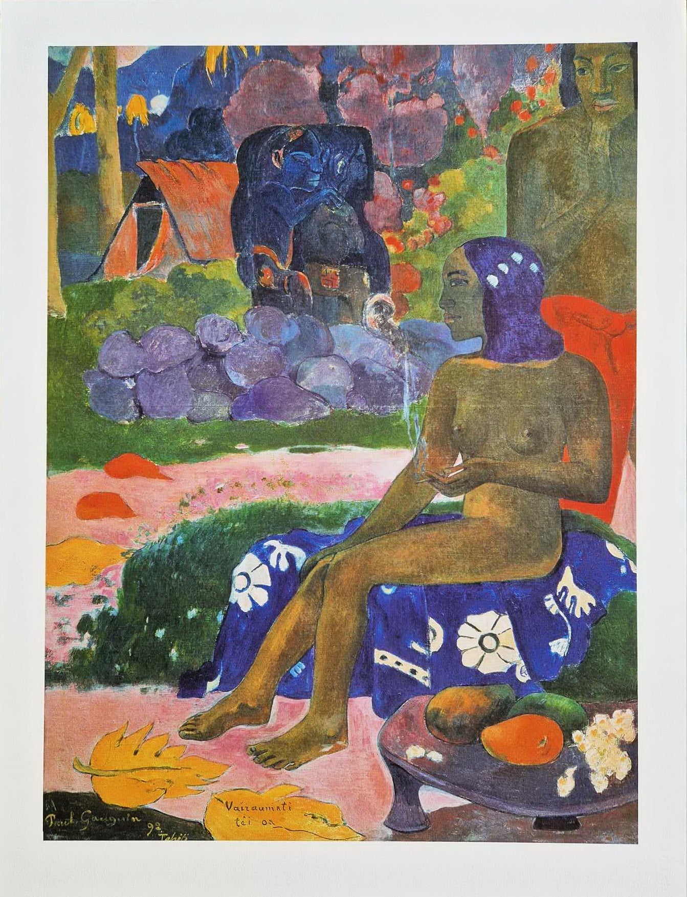 PAUL GAUGUIN - Vairaumati Tei Oa (Unframed),Granolithograph