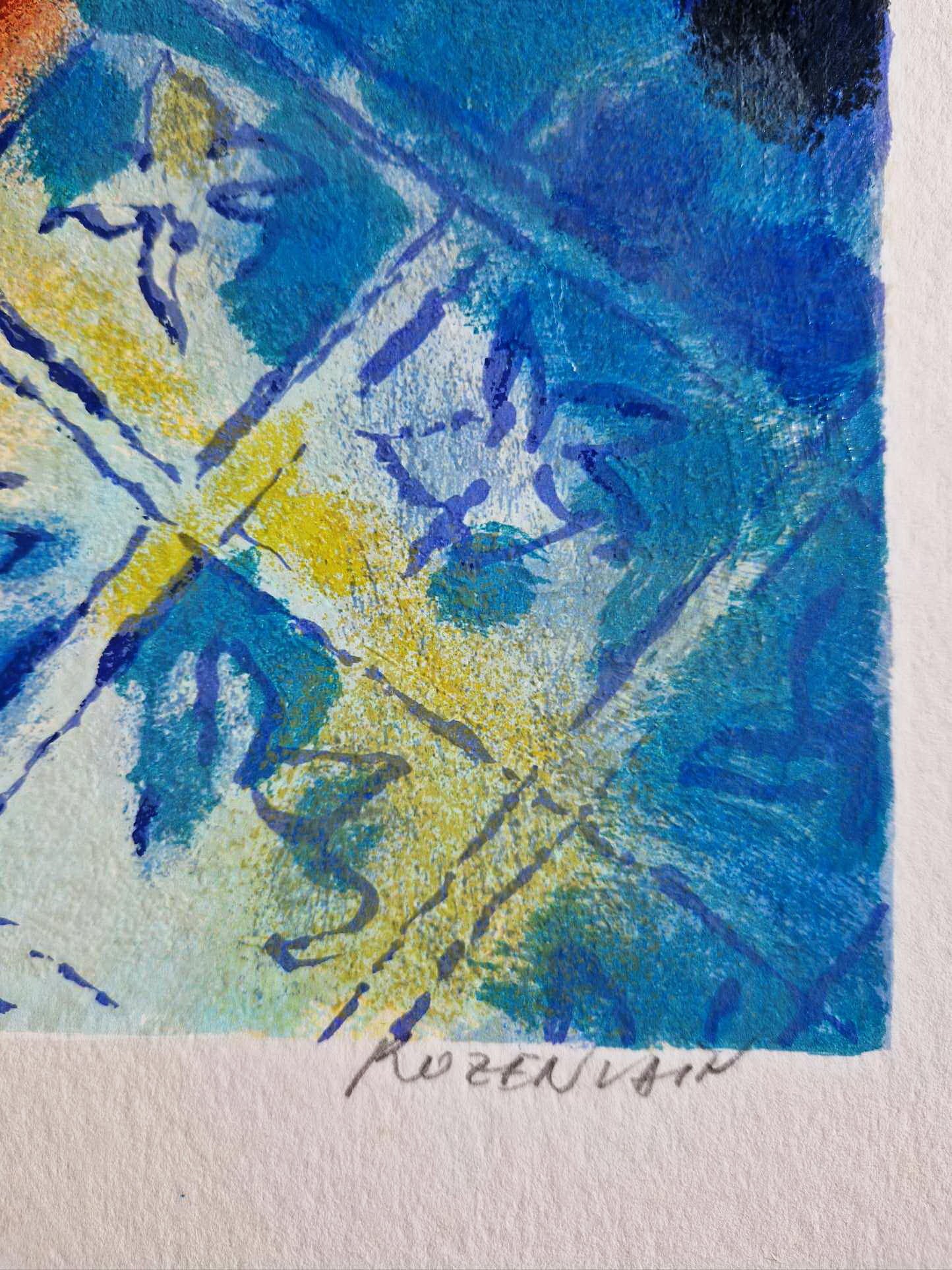 MICHAEL ROZENVAIN - Vienecian Melody (DISCOUNT!) (Unframed) Serigraph