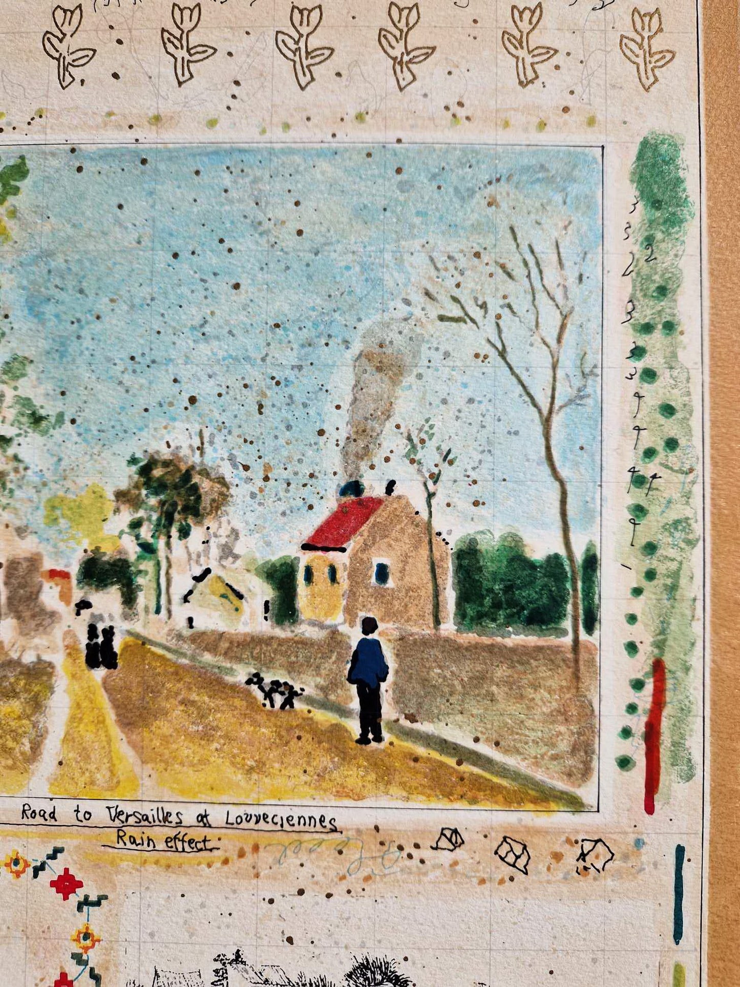 MICHAEL EISEMANN - Farmhouse in Provence (Unframed) Lithograph