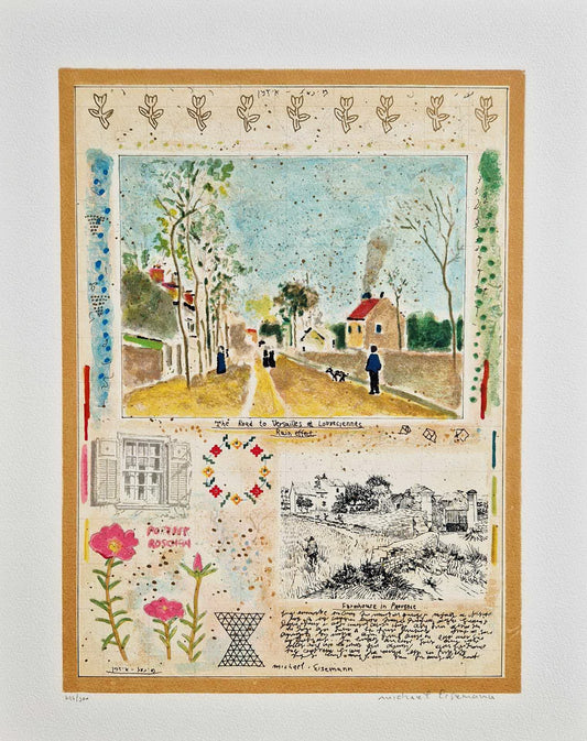 MICHAEL EISEMANN - Farma v Provence (bez rámu) litografia