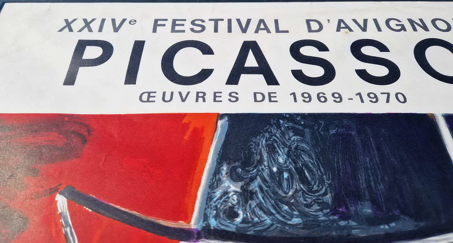 PABLO PICASSO - Festival D'Avignon (MOURLOT PARIS) (Framed) Lithograph