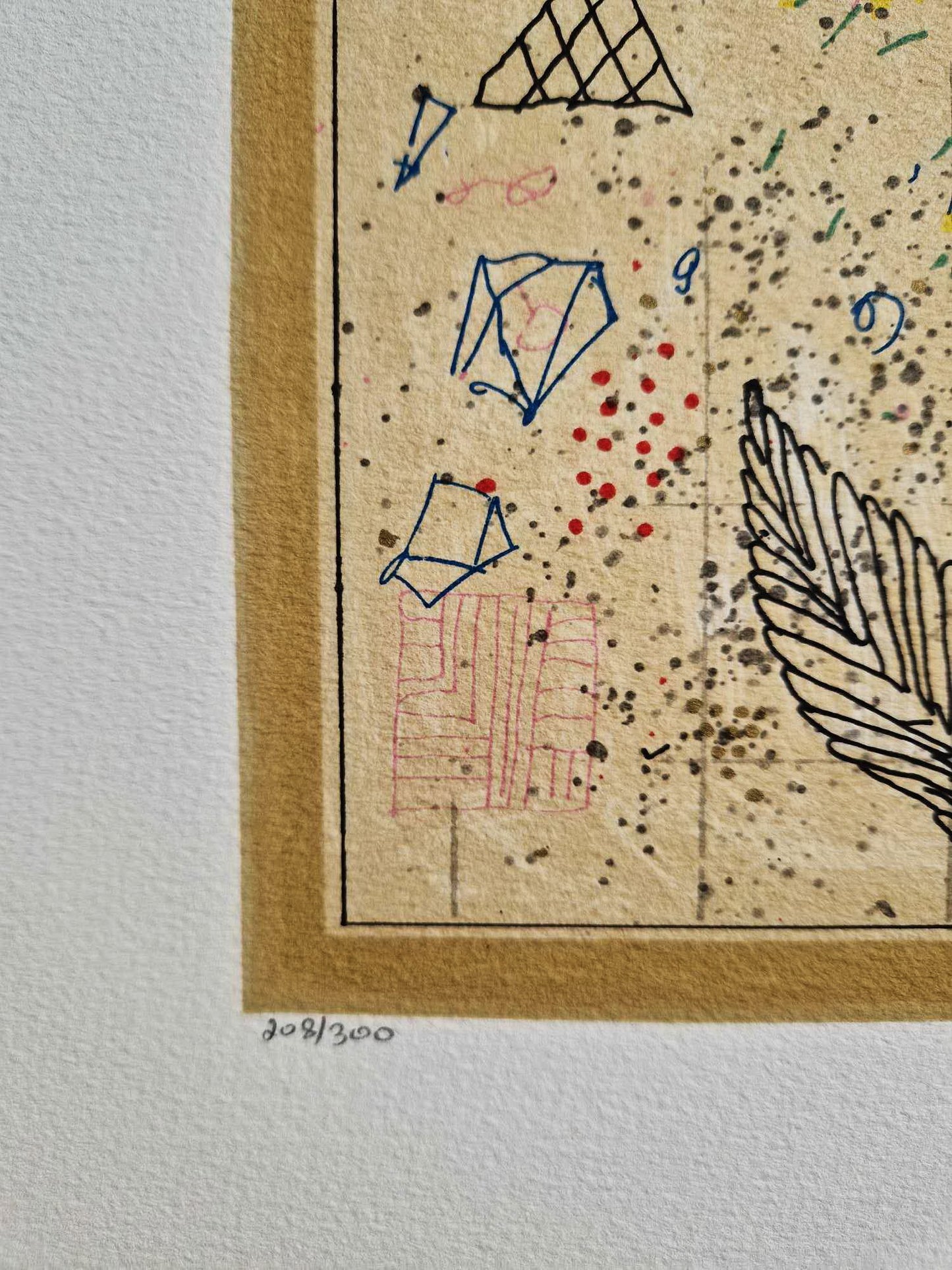 MICHAEL EISEMANN - Anémones et Farben-Komposition (Unframed) Lithograph