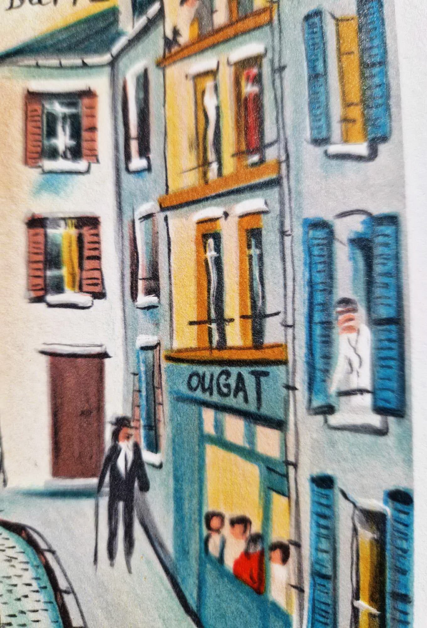 DAN GANDRE – Montmartre – Bazilika Sacré-Cœur (bez rámu), litografia