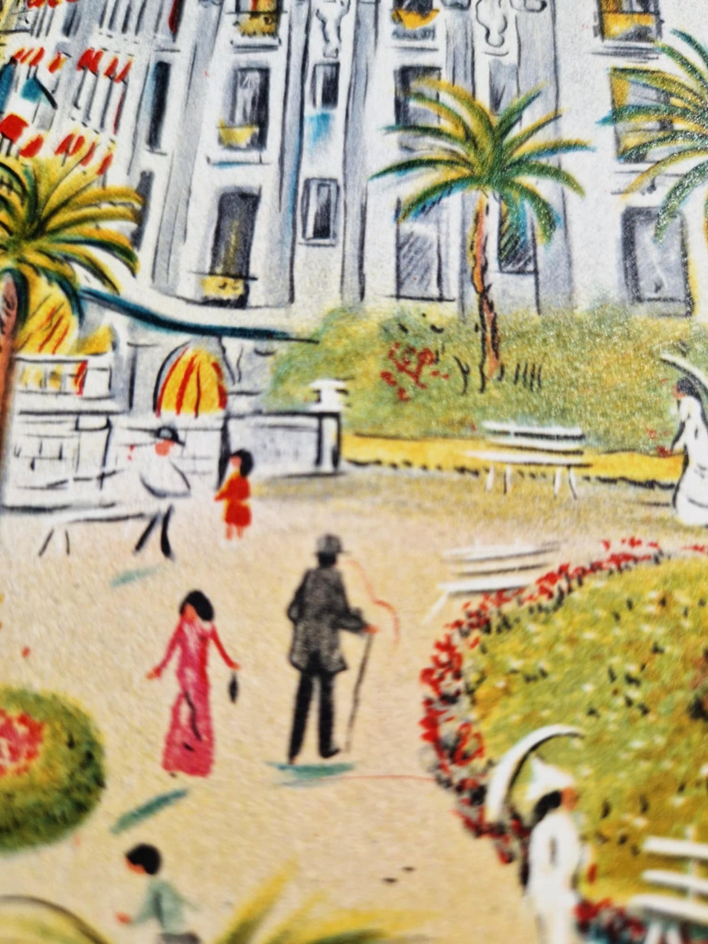 DAN GANDRE – Hotel Negresco - Nice (bez rámu), litografia