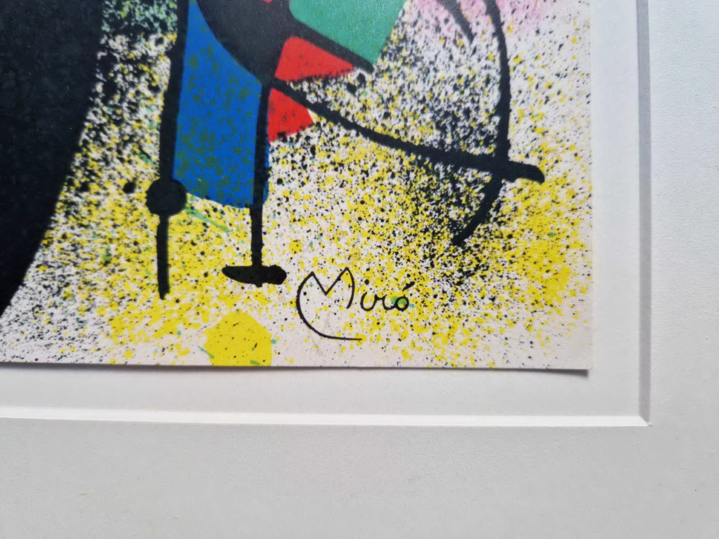 JOAN MIRO - Ceramique 1 (1974) (Rámovaná) Litografia