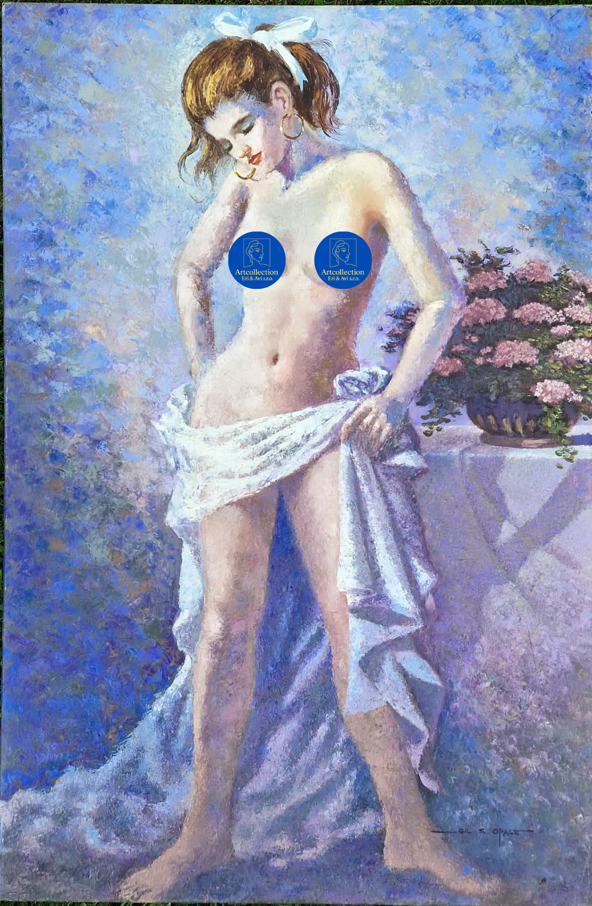 GIL. S. OPALE - The Morning Grace (UNIQUE - Oil painting)