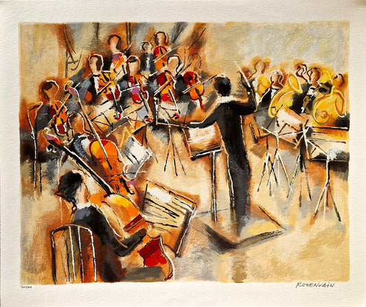 MICHAEL ROZENVAIN - The Baton (Unframed) Serigraph