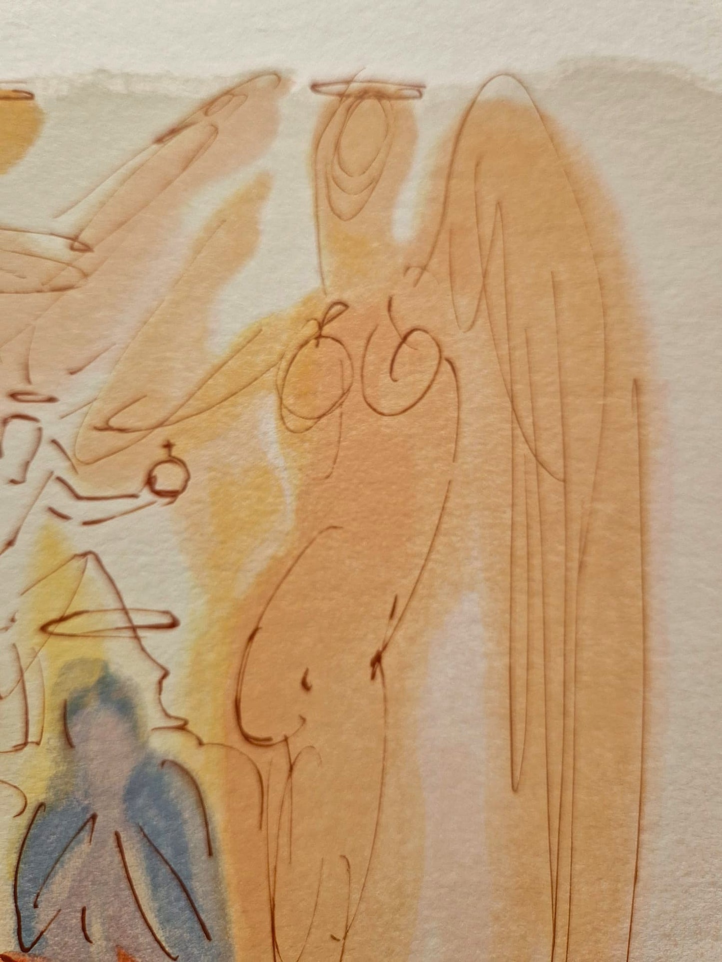 SALVADOR DALI - Beatrice a triumf svätých (Dante - Božská komédia) (Bez rámu) Drevoryt