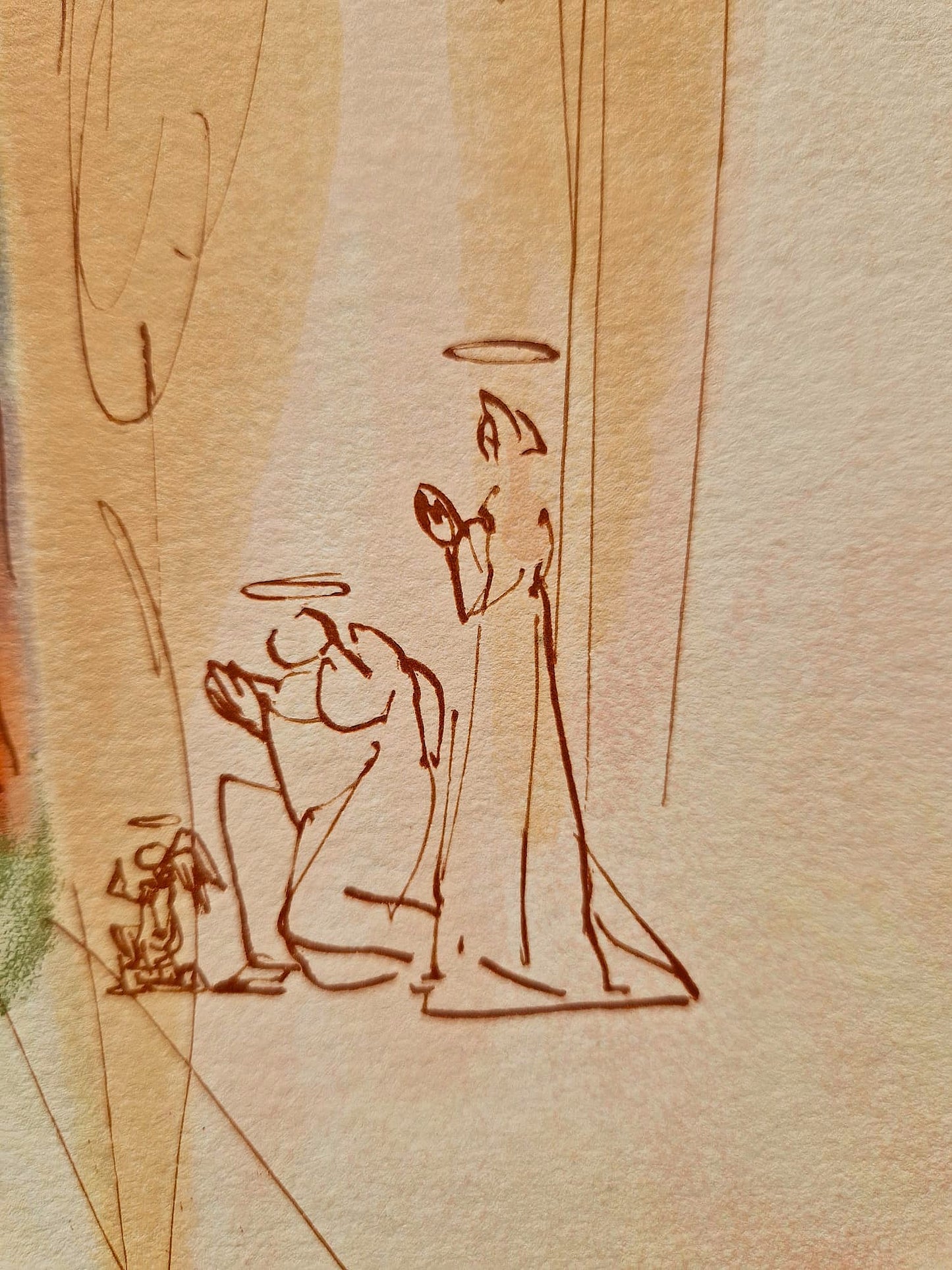 SALVADOR DALI - Beatrice a triumf svätých (Dante - Božská komédia) (Bez rámu) Drevoryt