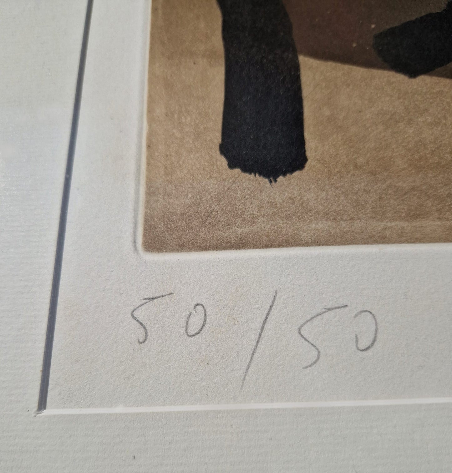 ALBERT MERZ - Cobalt Lattice (Unframed) Engraving