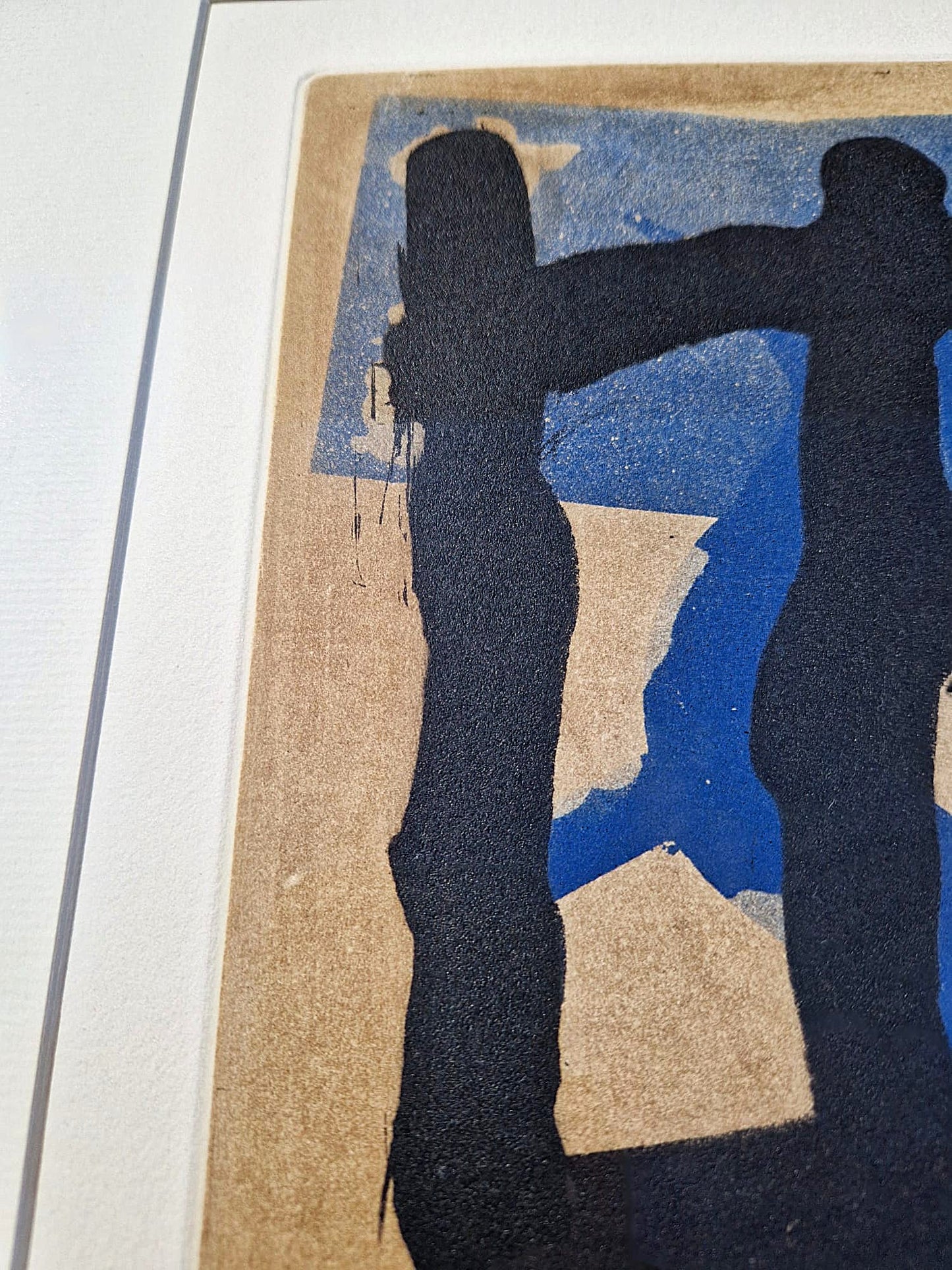 ALBERT MERZ - Cobalt Lattice (Unframed) Engraving