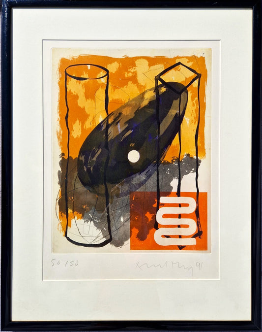 ALBERT MERZ - Geometric Pulse (Unframed) Engraving