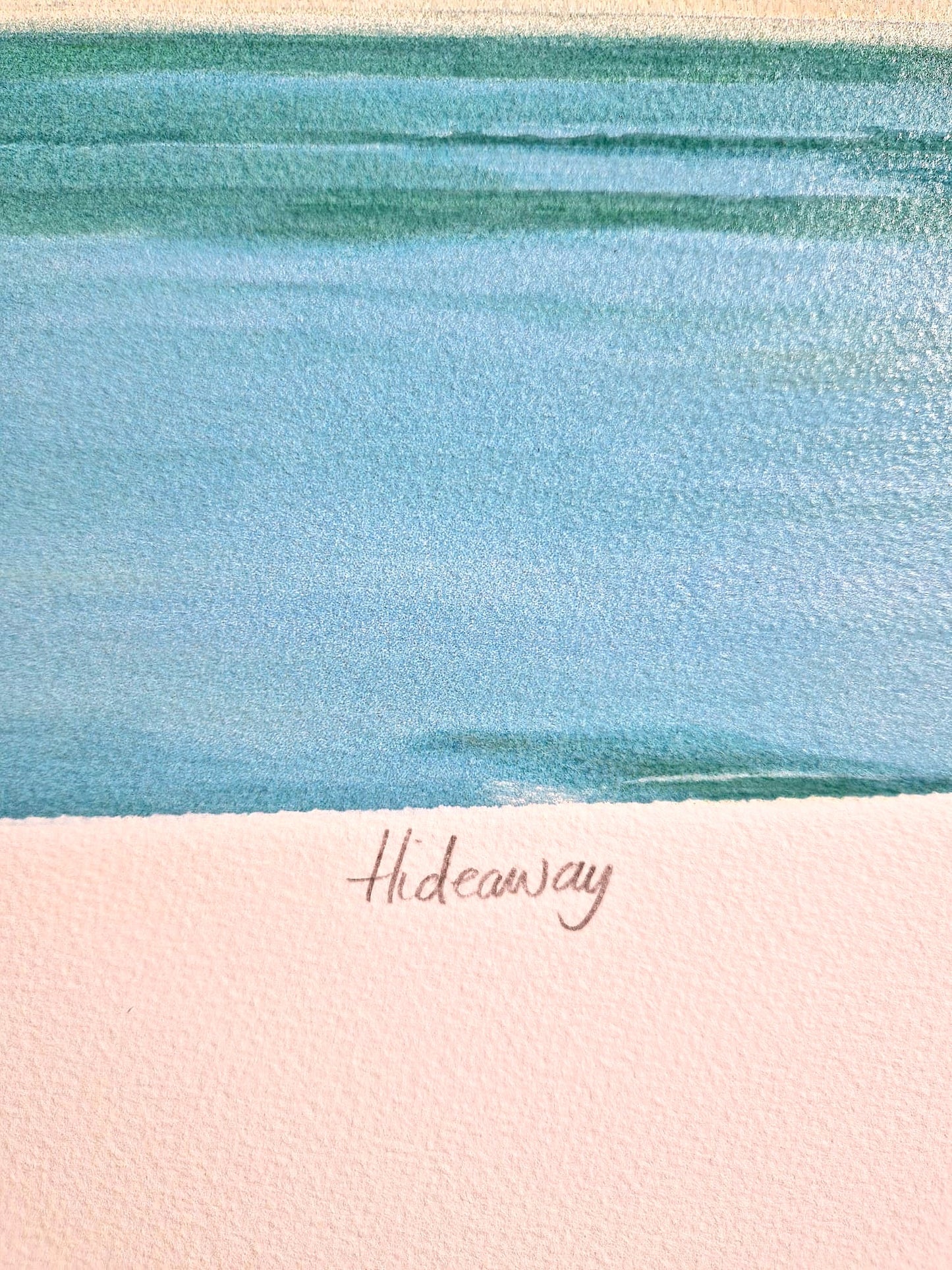 REUBEN COLLEY - Hideaway (Bez rámu), Serigrafia