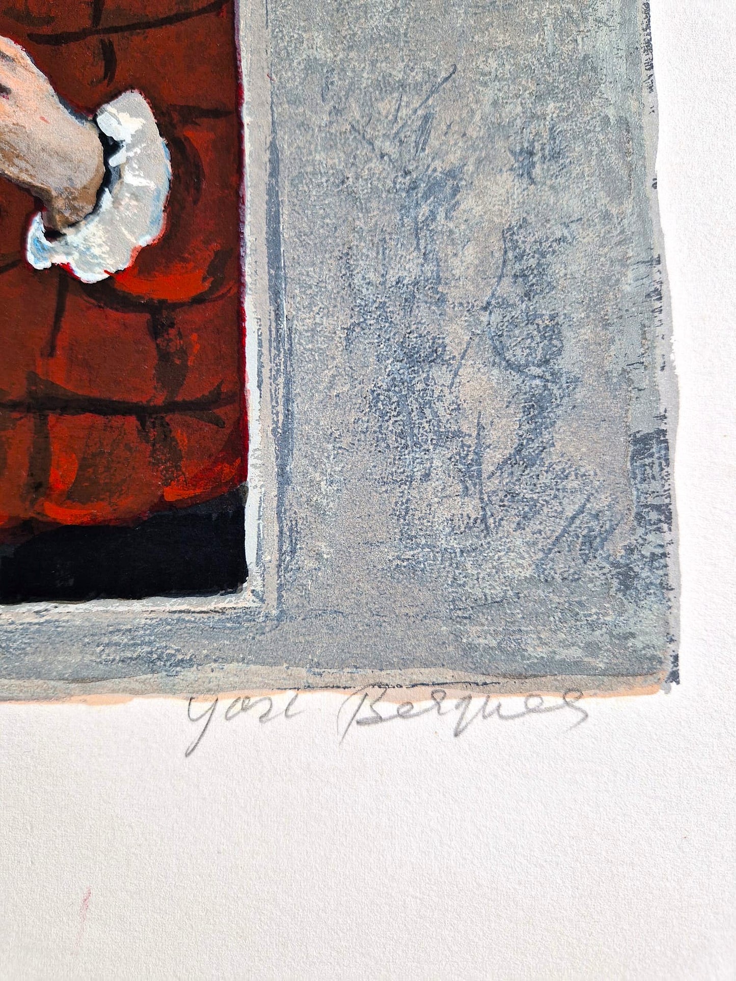 YOSL BERGNER – Okná (Bez rámu), litografia
