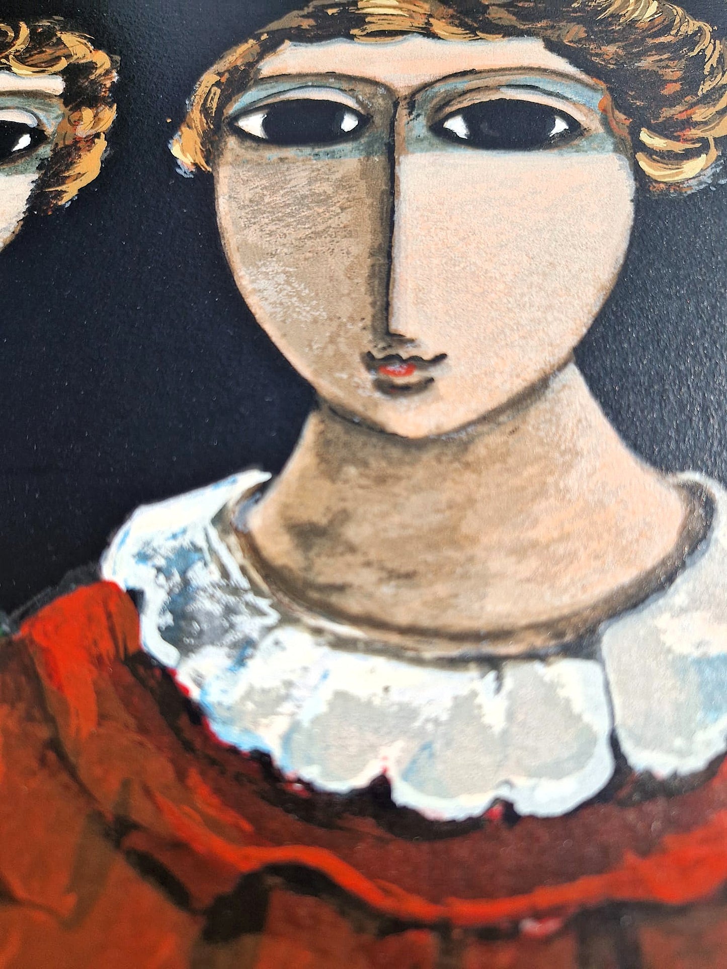 YOSL BERGNER – Okná (Bez rámu), litografia