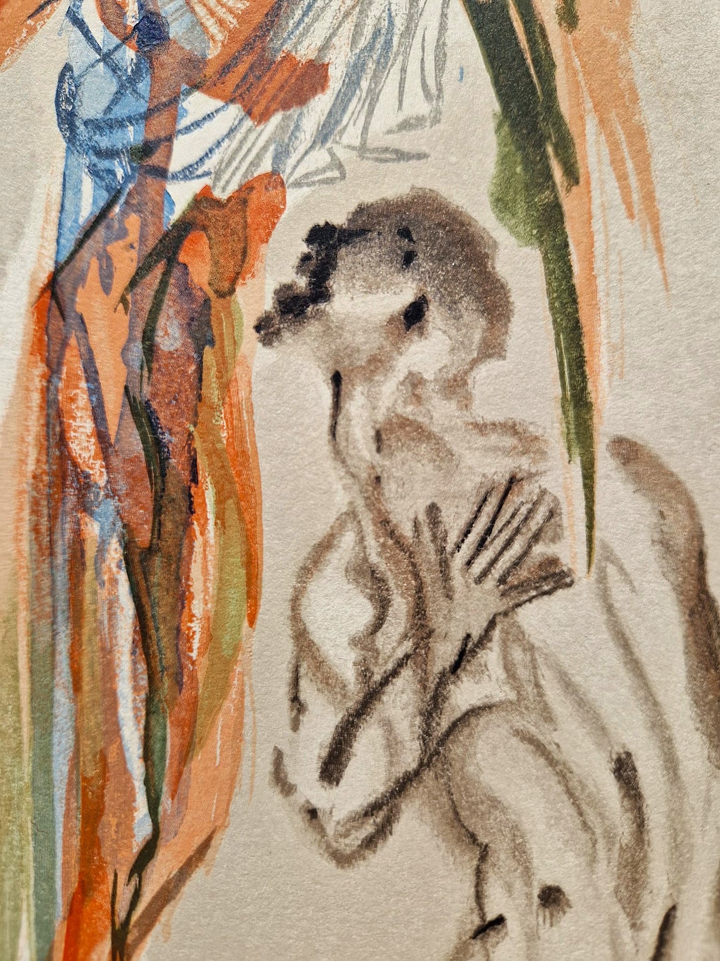 SALVADOR DALI - The Earthly Paradise (Dante - Divine Comedy) (Unframed) Woodcut