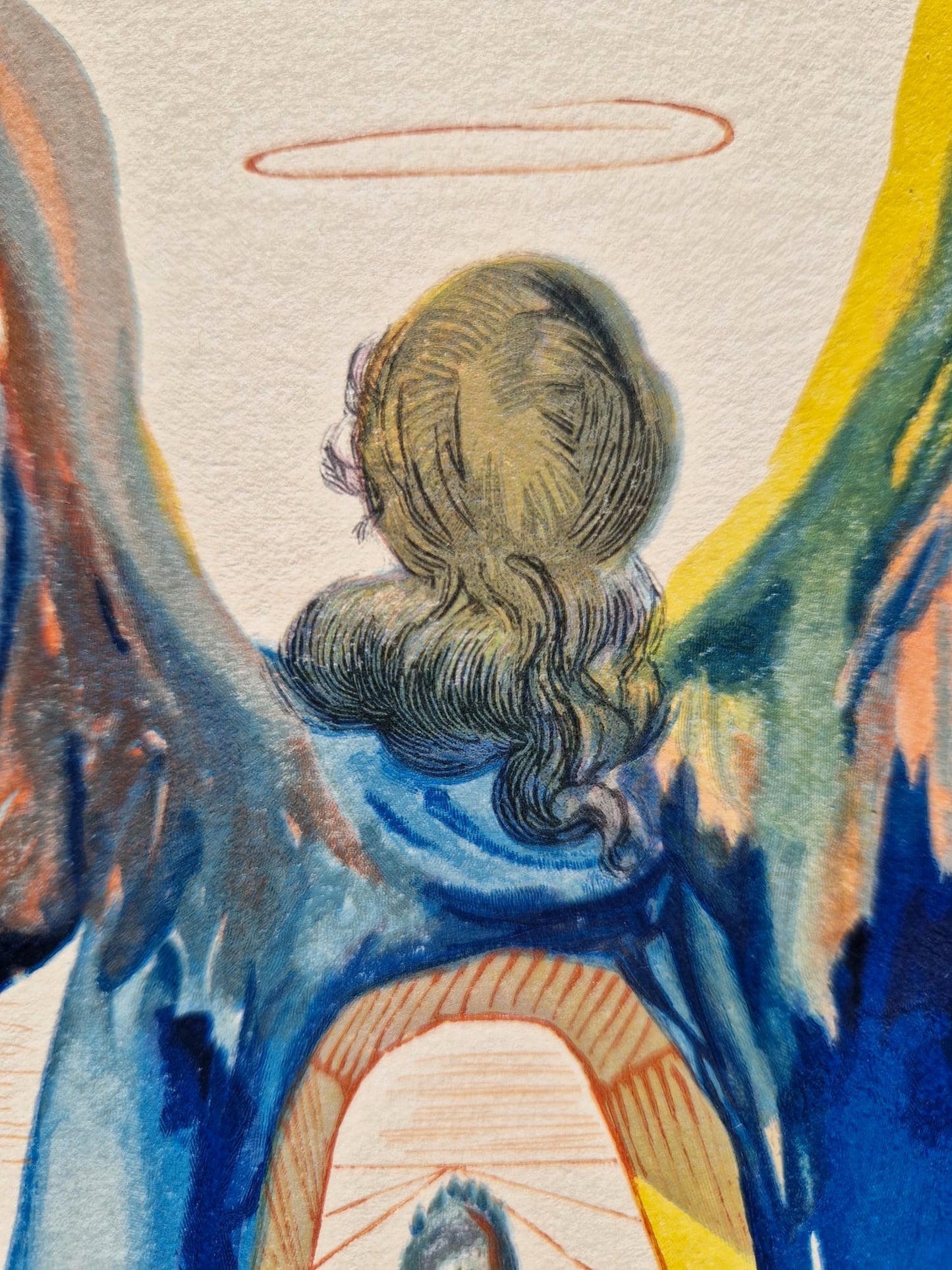 SALVADOR DALI - Dante Purified - (Dante - Divine Comedy) (Unframed) Woodcut