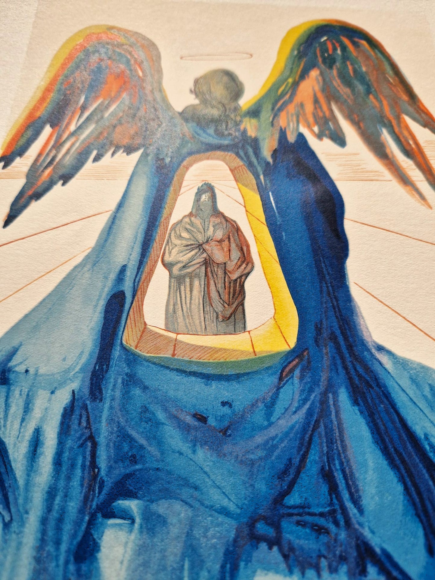 SALVADOR DALI - Dante Purified - (Dante - Divine Comedy) (Unframed) Woodcut