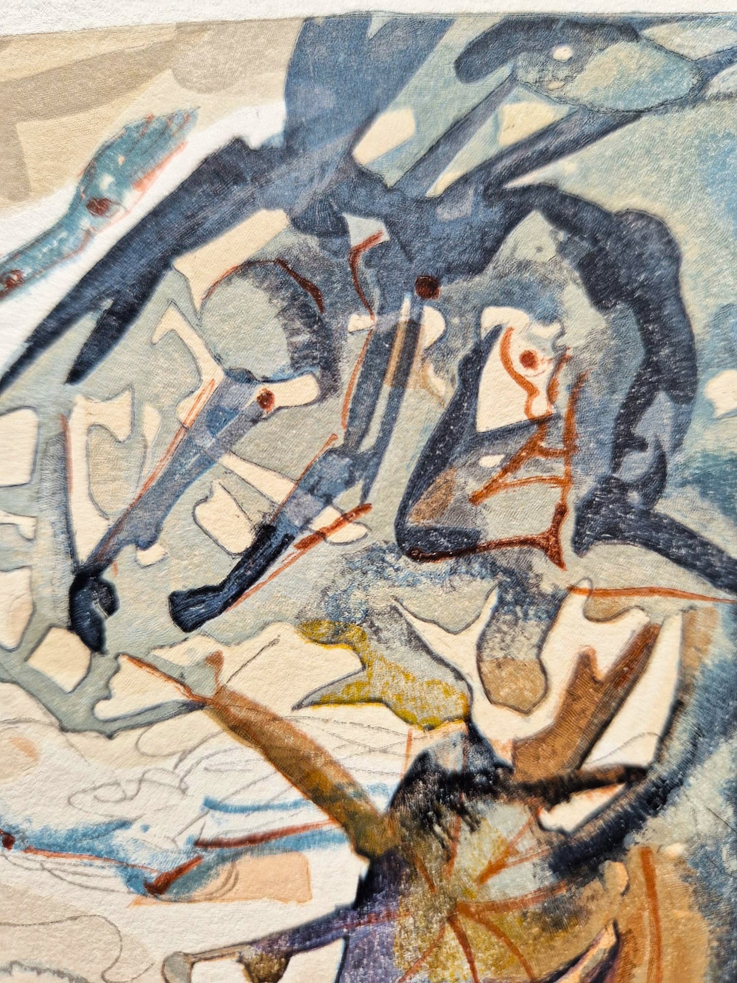 SALVADOR DALI - Meeting of Two Groups of Lustful Ones (Dante - Divine Comedy) (Unframed)