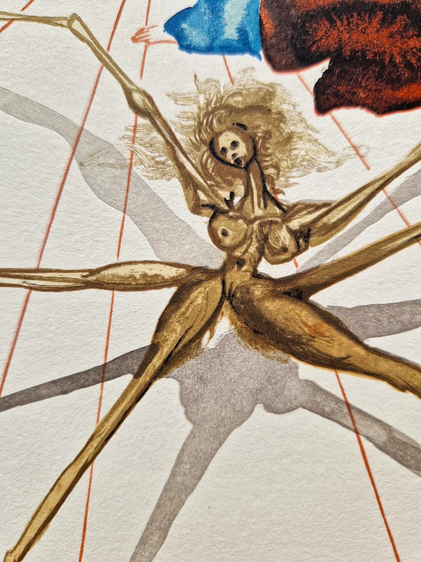 SALVADOR DALI - Arachne (Dante - Divine Comedy) (Unframed)