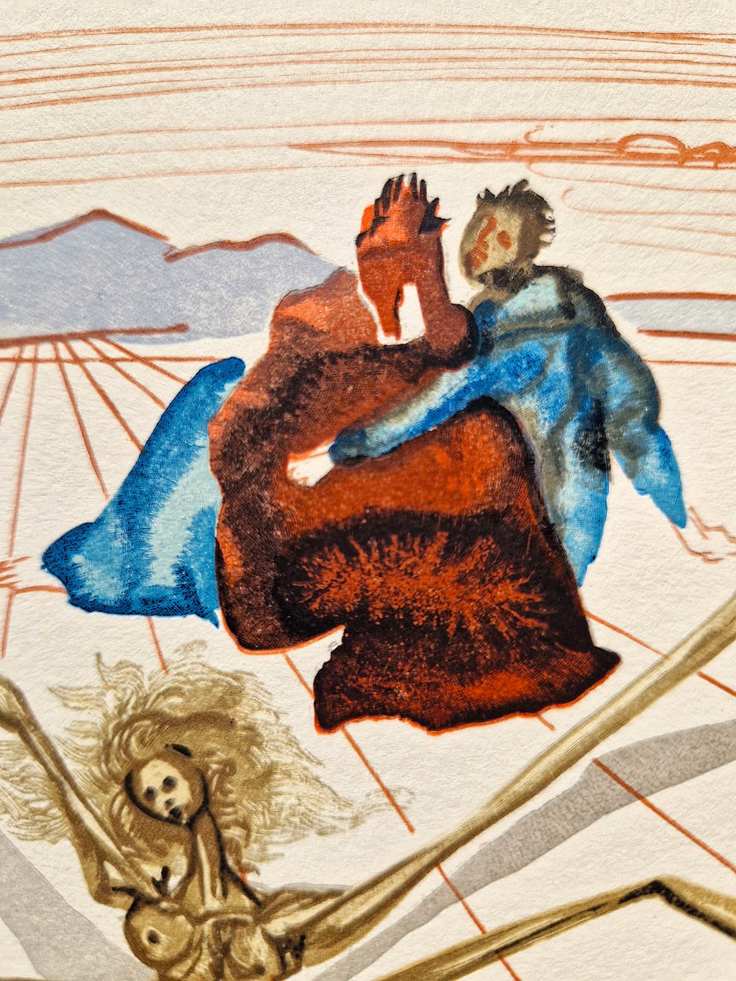 SALVADOR DALI - Arachne (Dante - Divine Comedy) (Unframed)