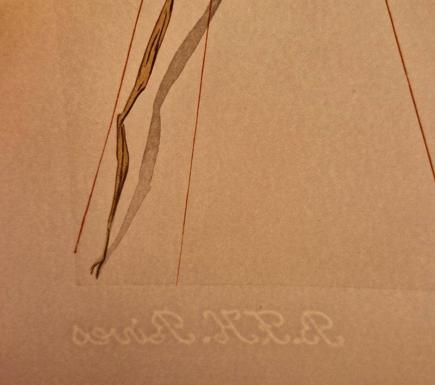 SALVADOR DALI - Arachne (Dante - Divine Comedy) (Unframed)