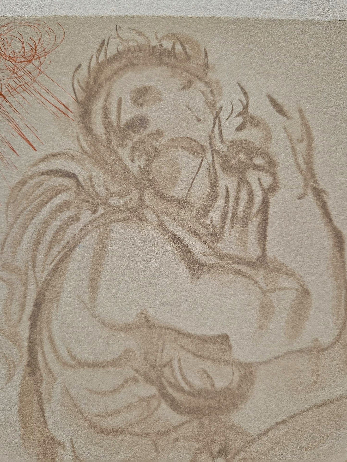 SALVADOR DALI - The Siren of the Dream (Dante - Divine Comedy) (Unframed)