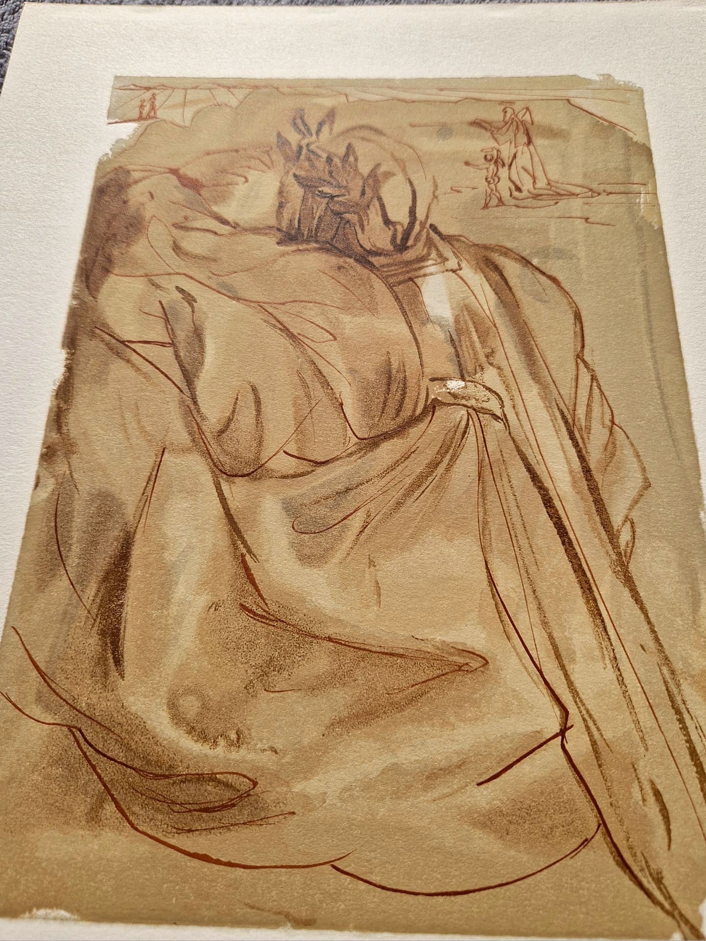 SALVADOR DALI - The Announcement of a Great Event (Dante - Divine Comedy) (Unframed)