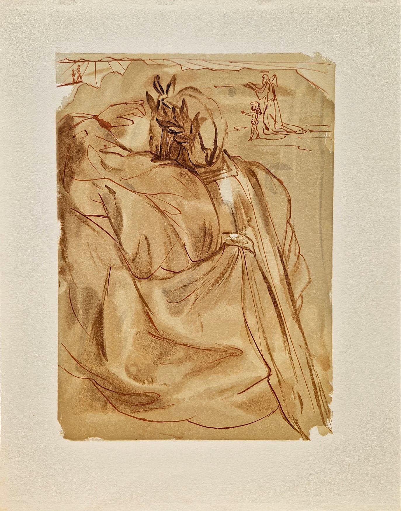 SALVADOR DALI - The Announcement of a Great Event (Dante - Divine Comedy) (Unframed)