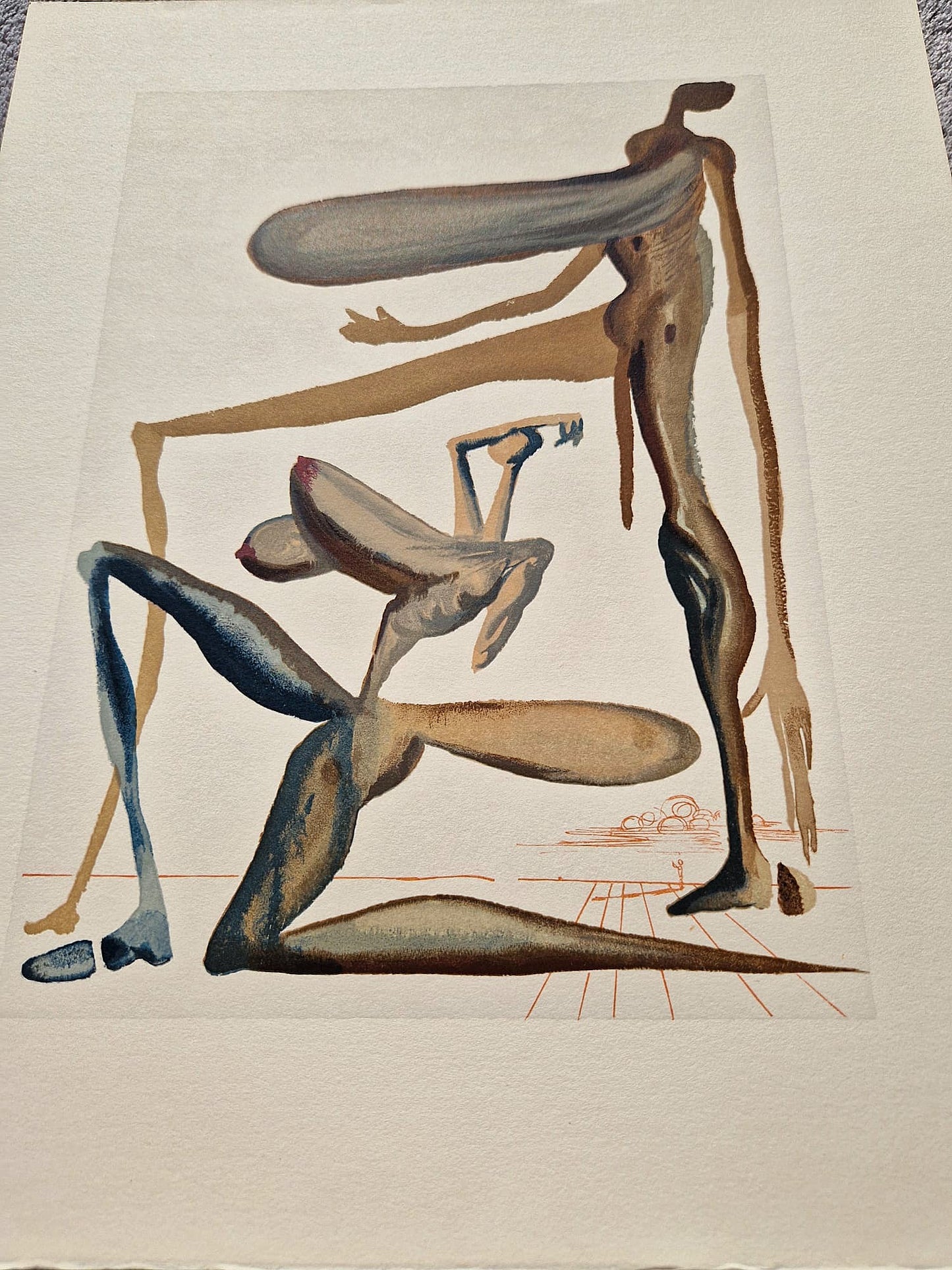 SALVADOR DALI - Prodigality - (Dante - Divine Comedy) (Unframed)
