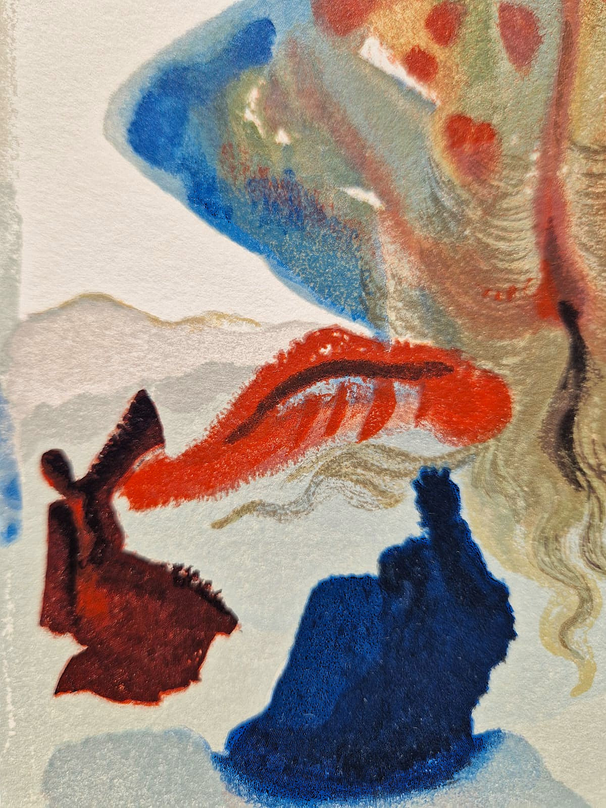 SALVADOR DALI - Gluttony (Dante - Divine Comedy) (Unframed)