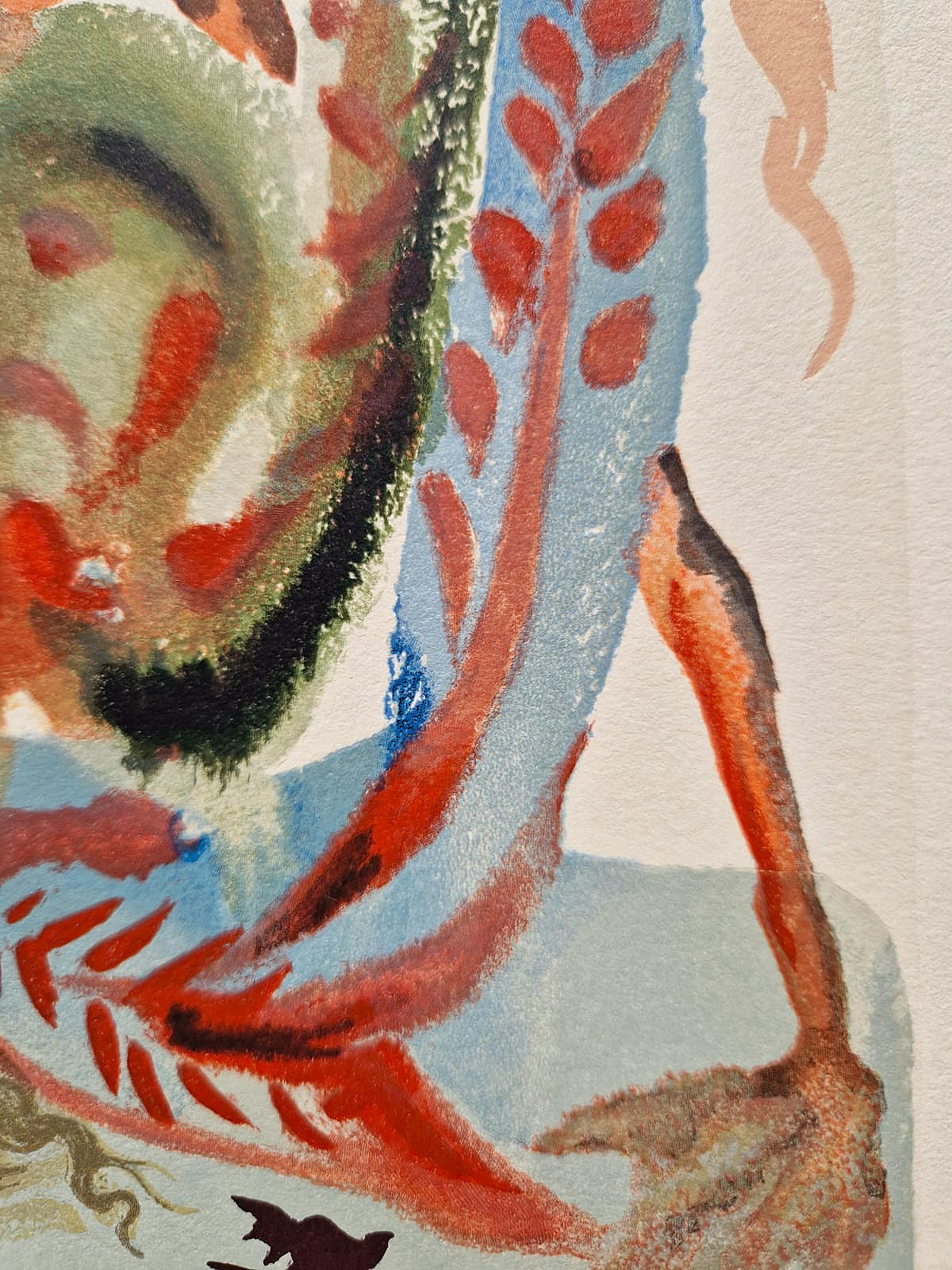 SALVADOR DALI - Gluttony (Dante - Divine Comedy) (Unframed)