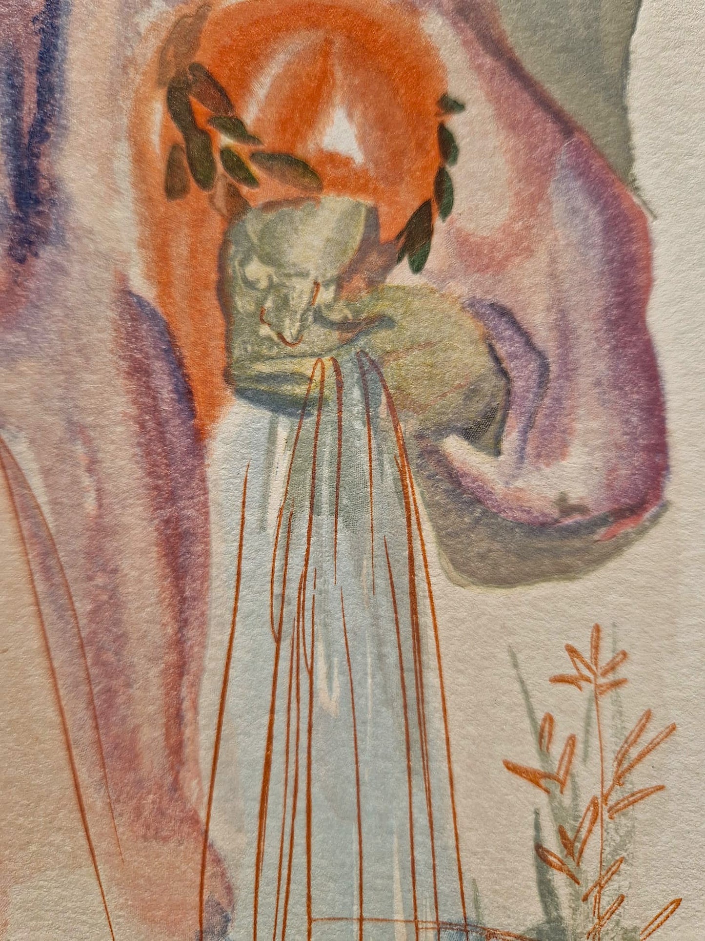 SALVADOR DALI - Zlatý vek (Dante - Božská komédia) (Bez rámu) Drevoryt