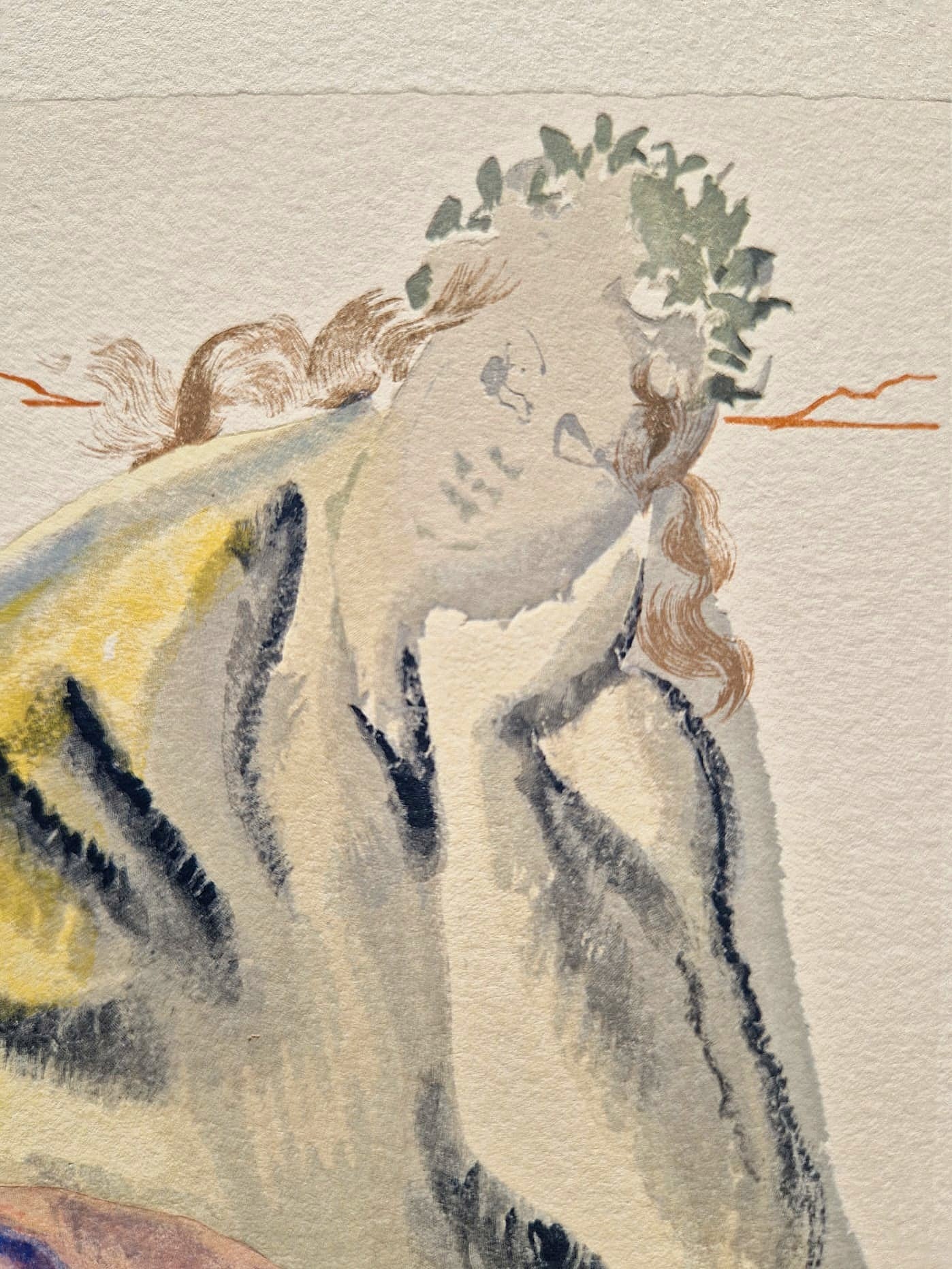 SALVADOR DALI - Zlatý vek (Dante - Božská komédia) (Bez rámu) Drevoryt