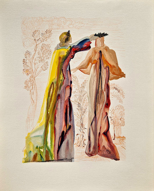 SALVADOR DALI - Virgil's Last Words (Dante - Divine Comedy) (Unframed)