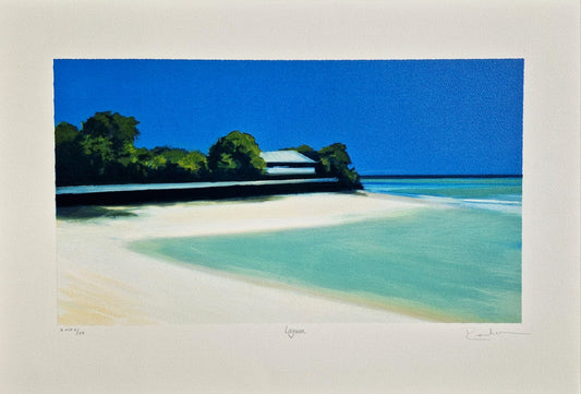 REUBEN COLLEY - Lagoon  (Unframed), Serigraph