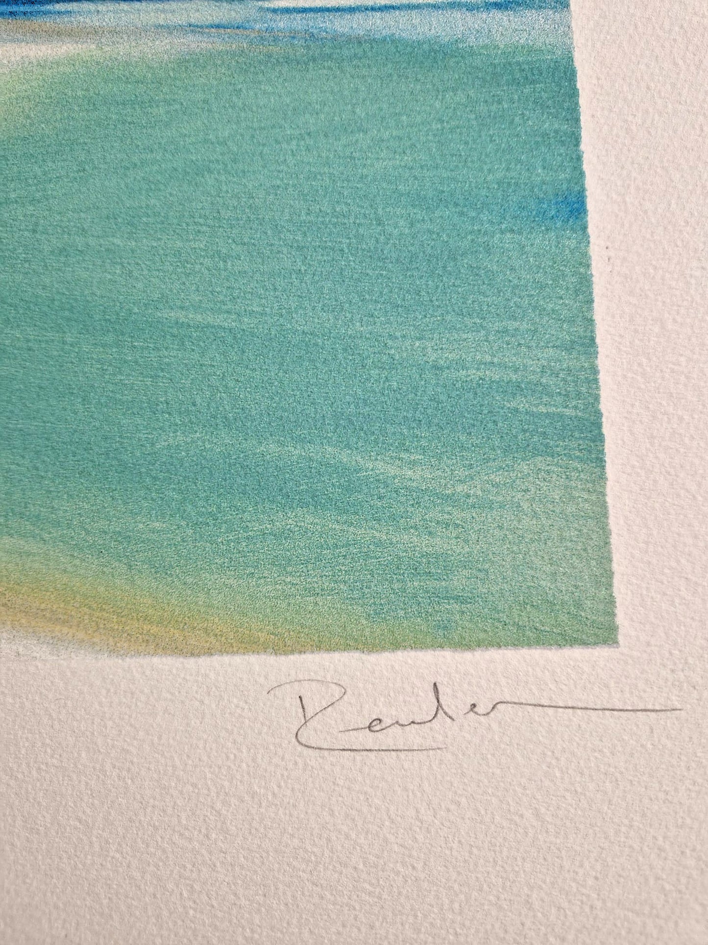 REUBEN COLLEY - Lagoon  (Unframed), Serigraph