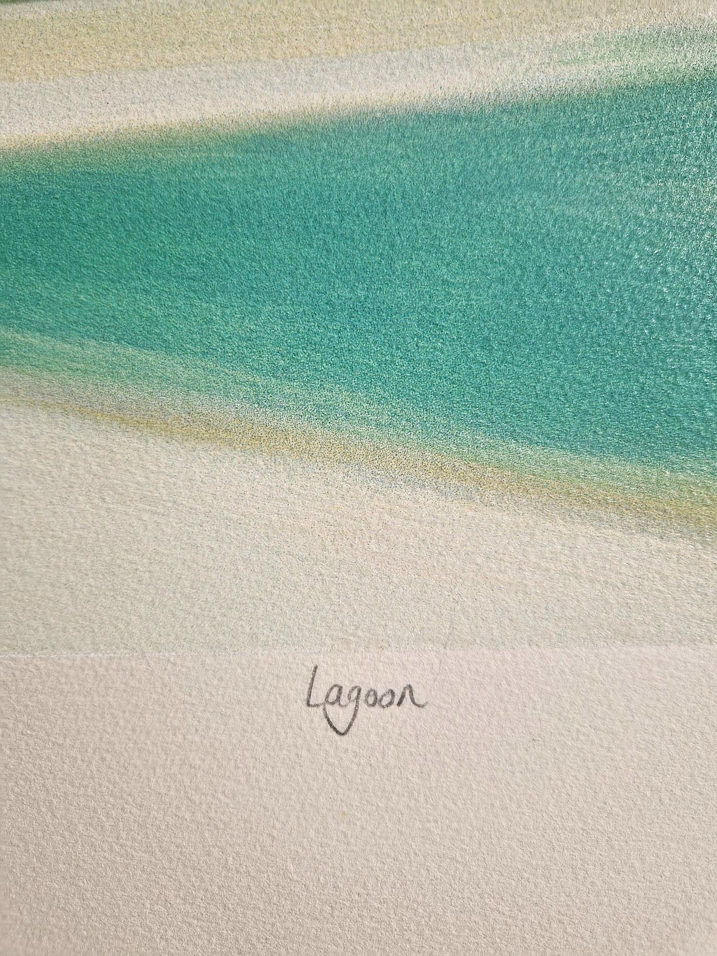 REUBEN COLLEY - Lagoon  (Unframed), Serigraph