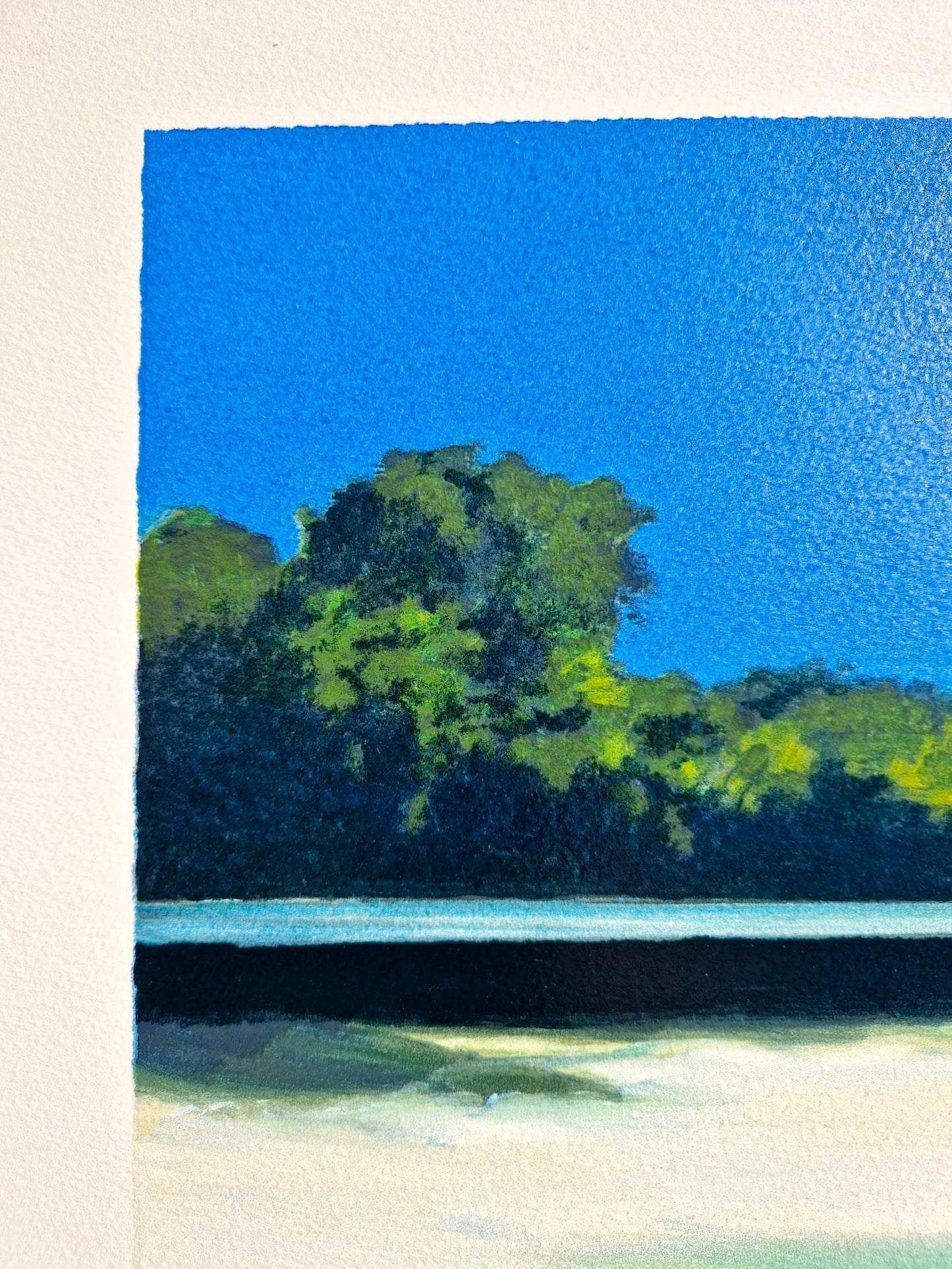 REUBEN COLLEY - Lagoon  (Unframed), Serigraph