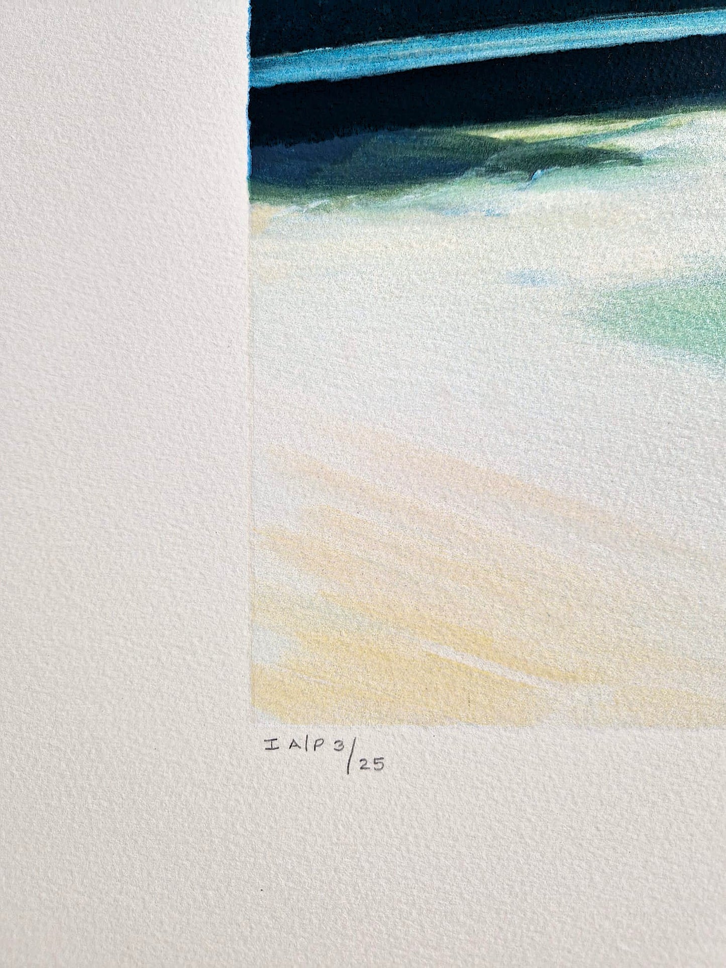 REUBEN COLLEY - Lagoon  (Unframed), Serigraph
